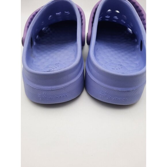 Joybees Kids Active Clog Durable & Comfortable Slip On Purple Size Junior 2 - Picture 9 of 14